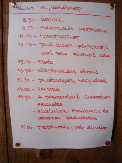 Itt a vége. Ez az utolsó nap műsora.